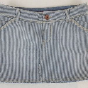 American Eagle Outfitters Skirt Sz 4 Striped Denim